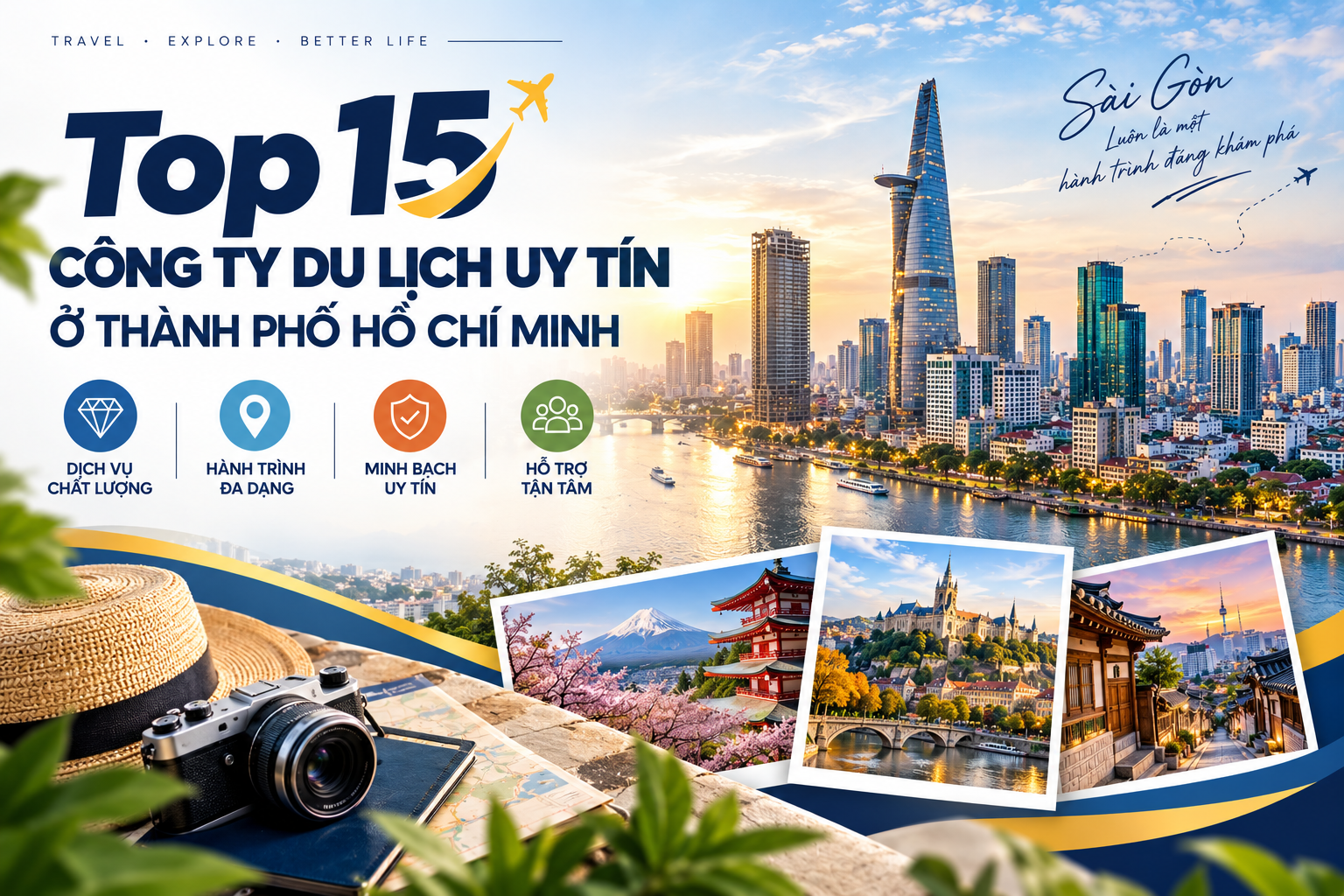 Top 15 Công Ty Du Lịch Uy Tín Ở Thành Phố Hồ Chí Minh