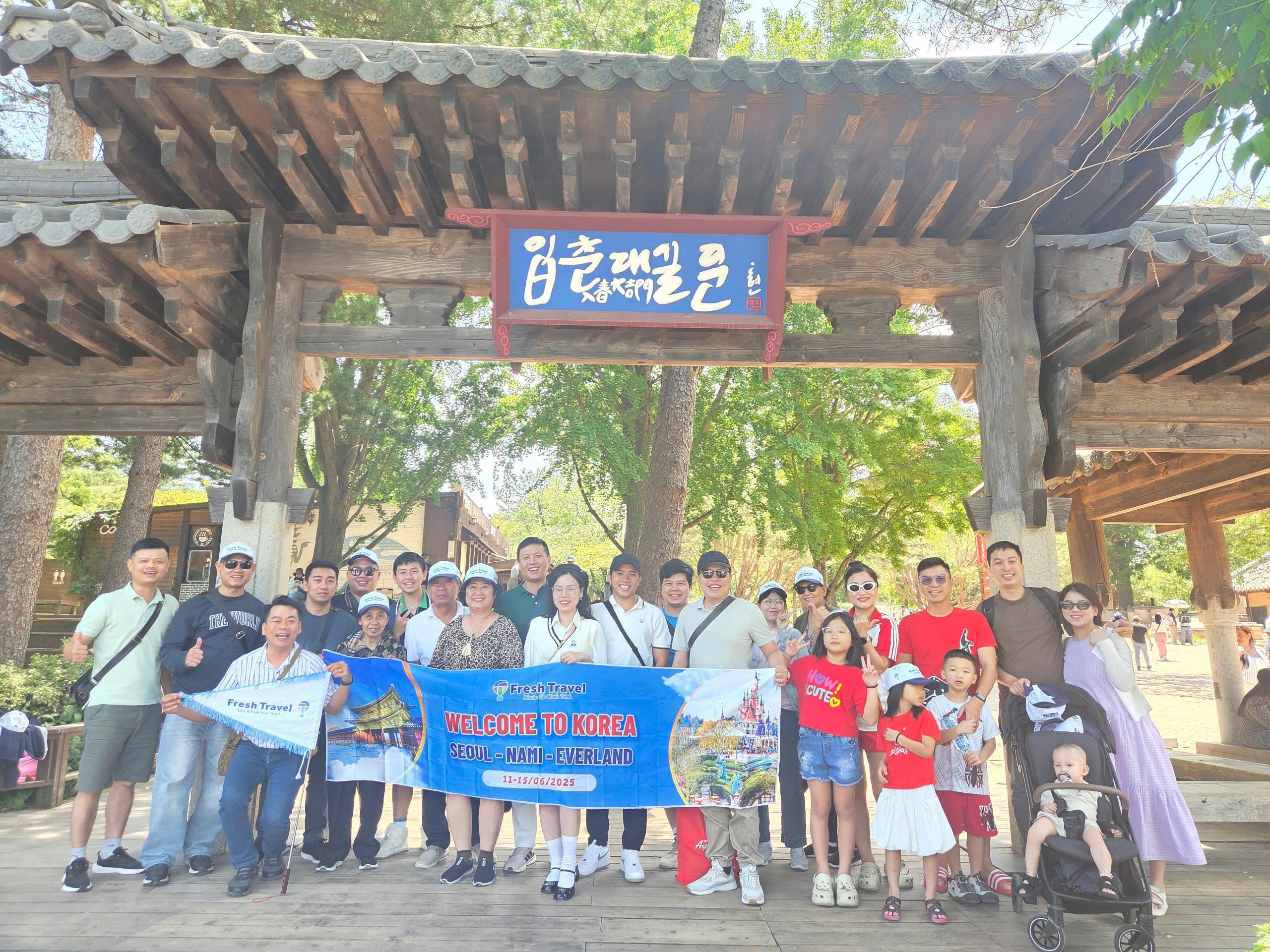 Đoàn Khách Du Lịch Hàn Quốc - Seoul - Nami - Everland 5N4Đ - [11-15/06/2025] - Tour khách đoàn Fresh Travel
