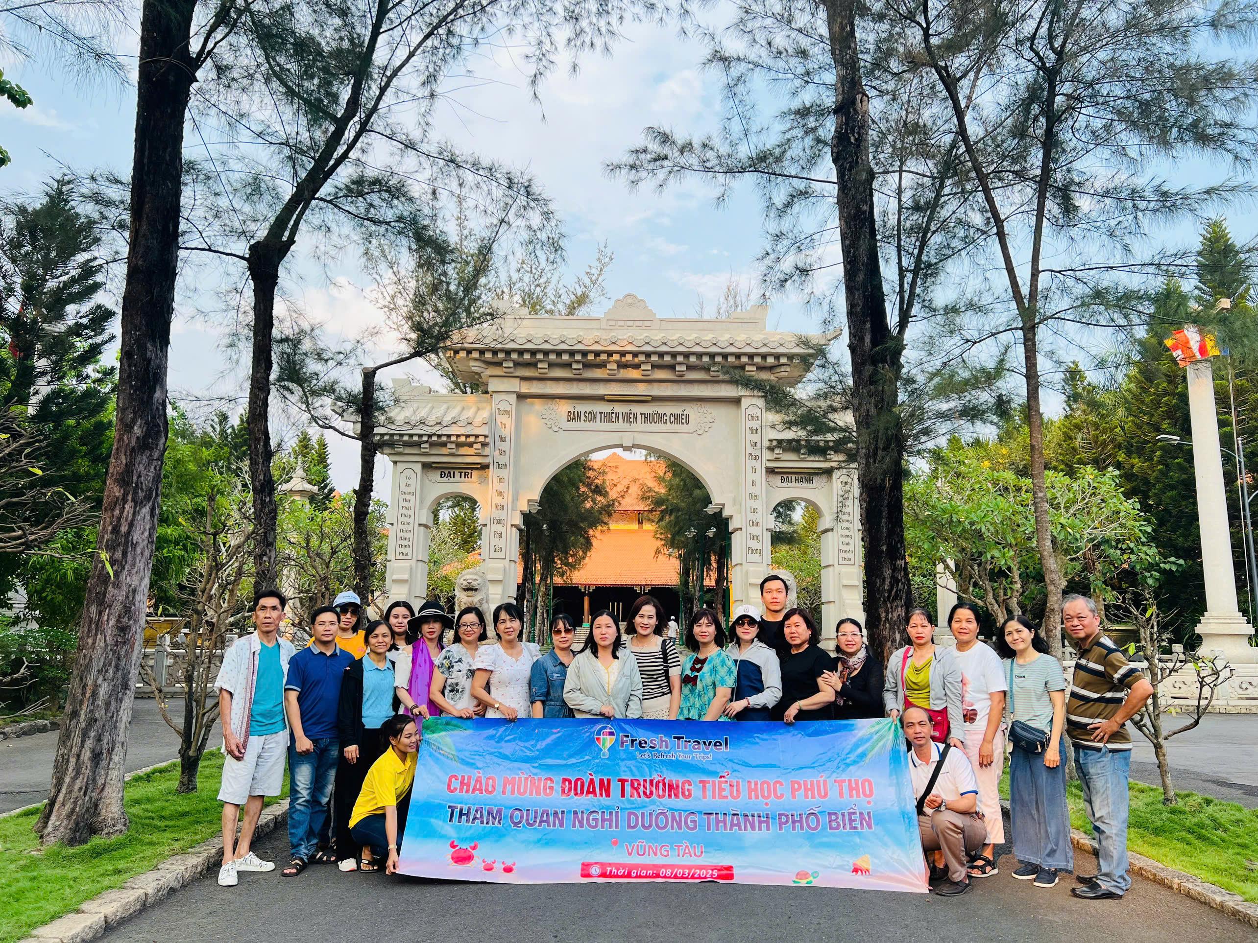 Đoàn Trường Tiểu học Phú Thọ - Tham quan Vũng Tàu - [08/03/2025] - Tour khách đoàn Fresh Travel