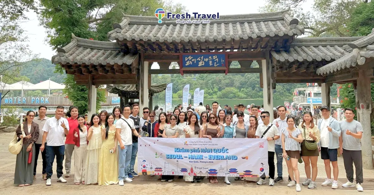 Đoàn Hàn Quốc - [28/08/2026] - Tour khách đoàn Fresh Travel