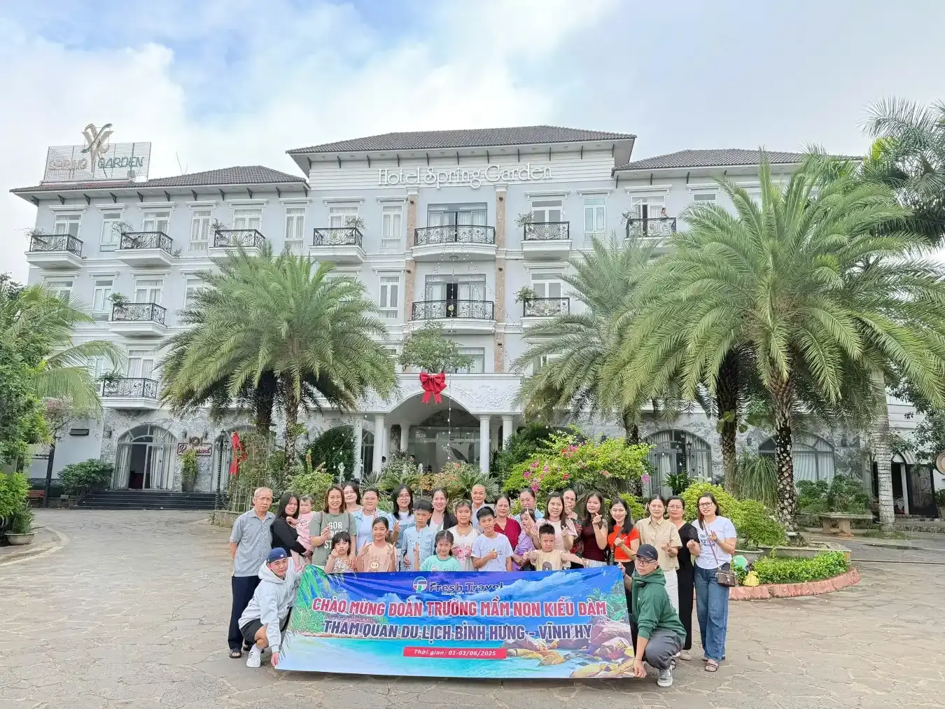 Đoàn Trường Mầm non Kiều Đàm - Du lịch Vĩnh Hy 3N2Đ - [01-03/06/2025] - Tour khách đoàn Fresh Travel