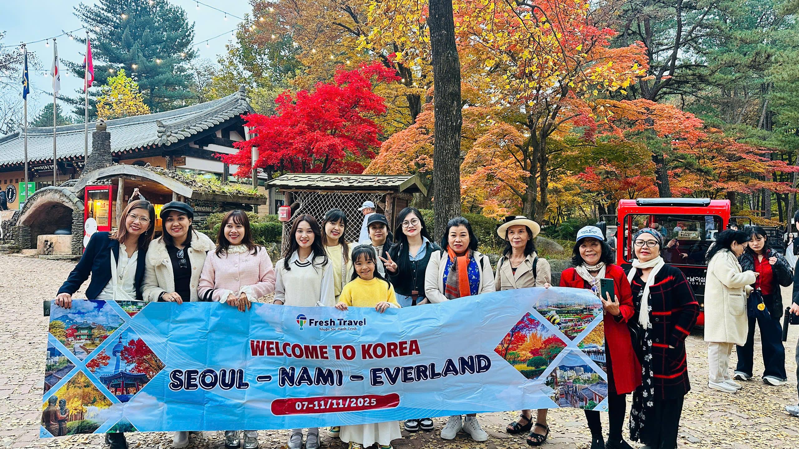 Đoàn Hàn Quốc - [08/11/2025] - Tour khách đoàn Fresh Travel